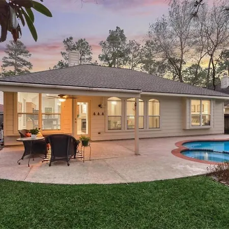 Lovely Woodlands Home W/Heated Pool And Spa! Spring Extérieur photo